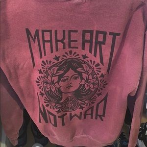 Make Art Not War Hoodie